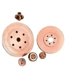 Resistência de liga de cobre Disco da roda do eléctrodo redondo Para peças sobressalentes de soldadores de costura CuCrZr