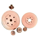 Roda de soldadura de eléctrodos de liga de cobre CuCrZr para resíduos de soldadura de resistência da soldadora de costura