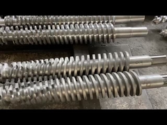 Exposição de produtos de parafuso e barril cônicos-1