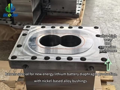 Barril com buchas de liga à base de níquel