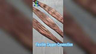 Conexão flexível trançada de cobre nu 2-v