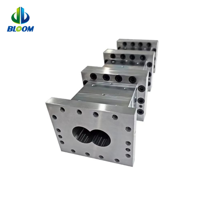 qualidade  Nickel Alloy Twin Screw Barrel for PEEK Plastic Extrusion fábrica