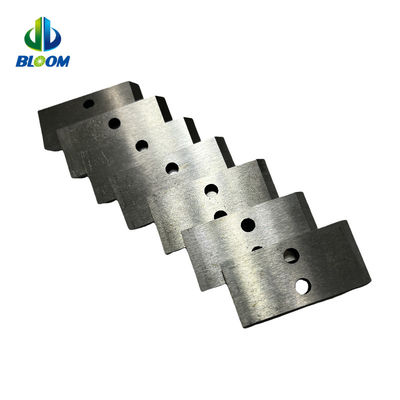 qualidade  Custom Blade Special Shaped Small Industrial Machine Knife For Food Packaging Plastic Recycling SS Steel Wear Resistance fábrica