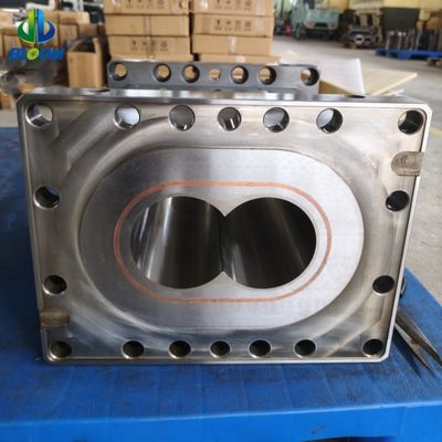Qualidade  Nickel Alloy Twin Screw Extruder Barrel for PEEK Plastic Extrusion fábrica