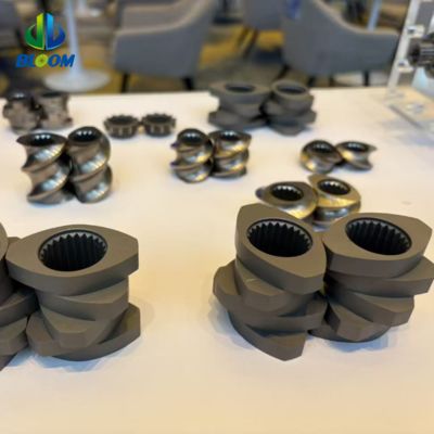 Qualidade  (PTR) W6 ultra-fine grain wear-resistant steel extruder parts Twin-Screw Extruder Thread Element Barrel and Shaft fábrica