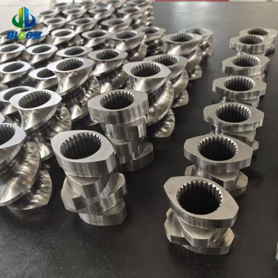 Qualidade  High Precision Twin Screw Elements for Polymer Compounding in Plastic Industry Parallel Twin Screw Extruders fábrica