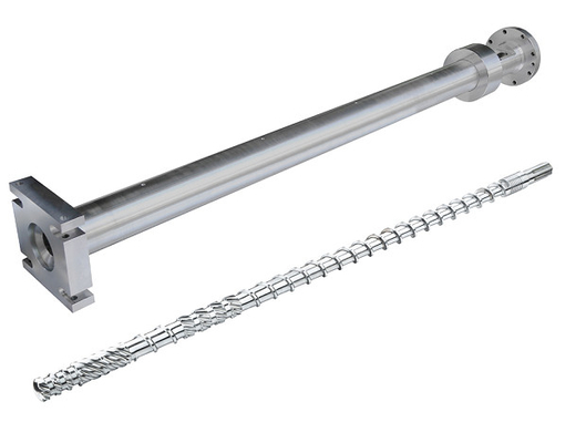 Tambor do parafuso da extrusora de Nitrided único para a máquina de sopro do filme