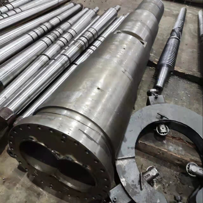 Parafuso bimetálico de Nitrided do tambor gêmeo cônico do parafuso para a máquina da extrusora