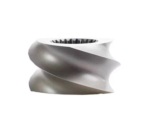 elemento gêmeo do parafuso da extrusora dobro do cone de 65mm para a máquina da extrusora do PVC