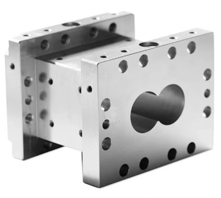 elemento gêmeo do parafuso da extrusora dobro do cone de 65mm para a máquina da extrusora do PVC