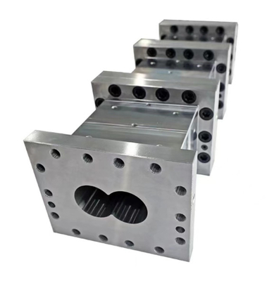 elemento gêmeo do parafuso da extrusora dobro do cone de 65mm para a máquina da extrusora do PVC