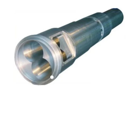 UPVC conduzem 65/132 de tambor gêmeo cônico do parafuso com camada bimetálica