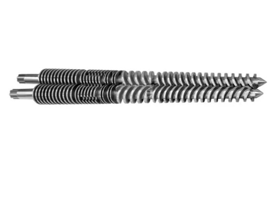 51/105 55/110 92/188 de tambor gêmeo cônico bimetálico do parafuso para o Spc/extrusora de Lvt