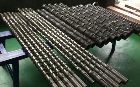 Pulverize o únicos parafuso e tambor de solda da extrusora para a extrusão do PVC