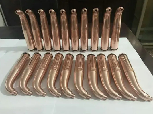 Especial do cobre do zircônio do cromo do braço do elétrodo da máquina de solda do ponto dado forma
