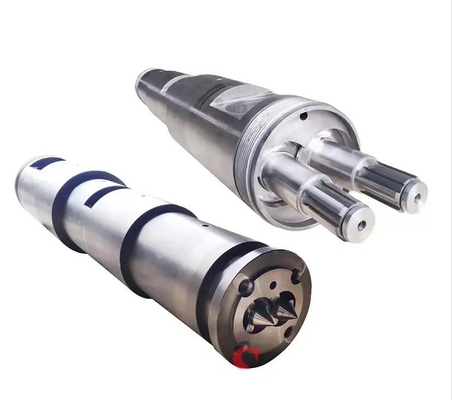 51 / 105 tambor gêmeo DOBRO cônico do parafuso de 65/132 80/156 PVC para a extrusora plástica