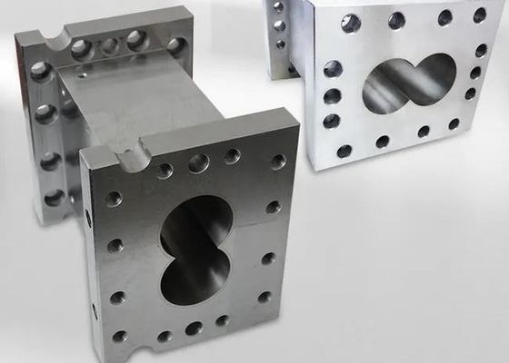Peças sobresselentes bimetálicas completas da extrusora do parafuso de Intermeshing e do Hdpe do tambor