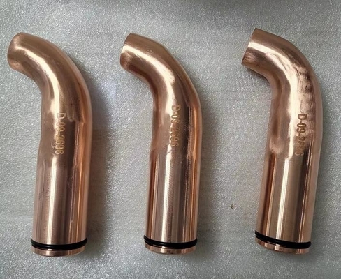 Elétrodos materiais de CUCRZR que soldam o braço/Bent Shank For Spot Welding da arma