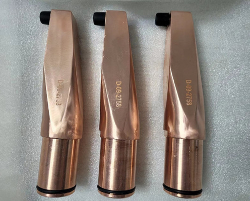 Elétrodos materiais de CUCRZR que soldam o braço/Bent Shank For Spot Welding da arma