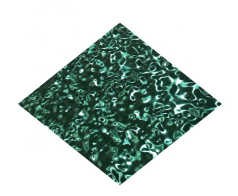Placa de chapa metálica de aço inoxidável decorativa nova da ondinha de teste padrão de ASTM A240