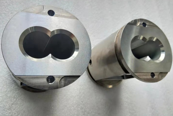 Peças sobresselentes da extrusora do elemento do parafuso da extrusora do gêmeo da resistência de desgaste