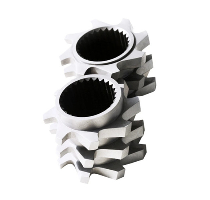Elemento de extrusão de parafuso duplo resistente à corrosão