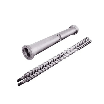 Parafuso bimetálico e tambor do Pvc do HDPE com as peças de maquinaria da flange