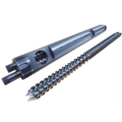 Tambor gêmeo KMD50 KMD60 KMD75 KMD75-26 KMD75-32 do parafuso da paralela da extrusora de Krauss Maffei