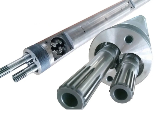 Tubo de PVC Bimetallic Twin Coneal Barril de parafuso 30mm Distância de parafuso