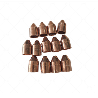 Os elétrodos de cobre da solda de resistência tampam pontas para materiais de consumo da arma da soldadura de ponto