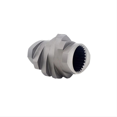 Elemento de parafuso bimetálico resistente ao desgaste e barril para extrusora de plástico de fluoroplástico Masterbatch