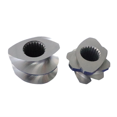Elementos de parafuso bimetálicos resistentes à corrosão e barril para extrusora de plástico de fluoro-rubber de masterbatch