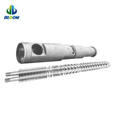 OEM Alta Eficiência Conical Twin parafuso e barril para produção de WPC TPE / TPU