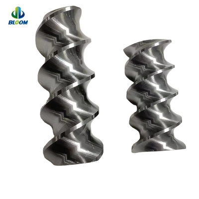 Partes de reparação de extrusores Segmentos de parafusos para a produção de borracha fluoroplástica