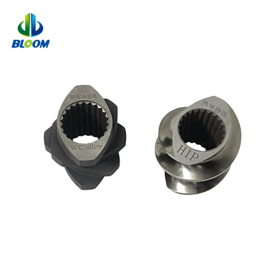 Paralelo Co Rotating Twin Screw Extruder de plástico Cobalt Alloy Screw para a indústria de baterias de lítio