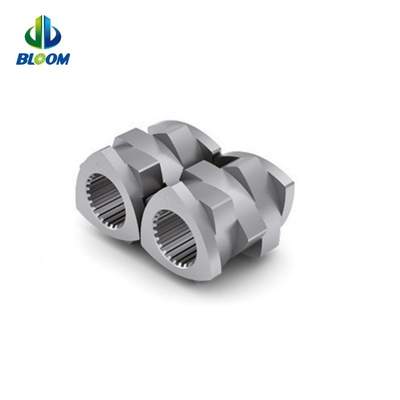 Paralelo Co Rotating Twin Screw Extruder de plástico Cobalt Alloy Screw para PEEK PVDF