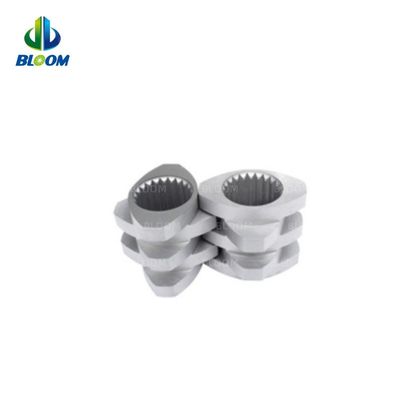Fabricação personalizada de elementos de parafuso de extrusão de plástico para barril eficiente W6mo5cr4v2 Material para extrusão de parafuso duplo