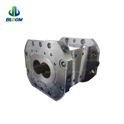W6Mo5Cr4V2 Barril de extrusora de plástico para extrusora de parafuso duplo LDPE/HDPE/PP Extrusora de sopro de filme Barril de parafuso bimetal
