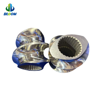 Extrusores, partes de reparação, segmentos de parafusos para a produção de escória de baterias de lítio