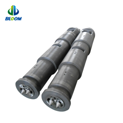 Barril de rosca dupla cônica bimetálico de alta precisão para extrusão de plástico e borracha