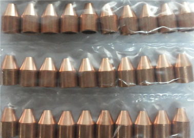 Plano material resistente personalizado do tampão do elétrodo de soldadura do ponto do tamanho
