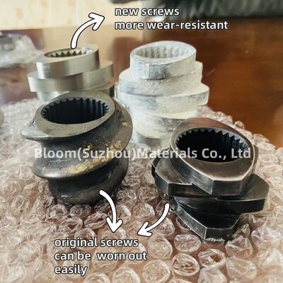 Partes de extrusoras de parafusos duplos resistentes ao desgaste e à corrosão com especificações personalizadas e capacidade de binário elevada