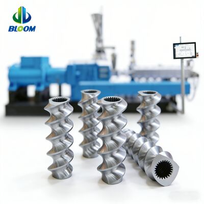 Cano de Parafuso Duplo de Liga de Níquel de Alta Resistência para Resistência ao Desgaste em Máquinas Extrusoras de Plástico