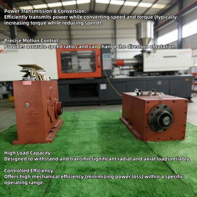 Caixa de engrenagens da série SZ65 para extrusora vertical de parafuso único com conversão de binário elevado