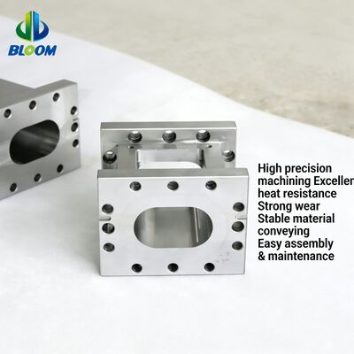 Parafusos e Cilindros Extrusores Bimetálicos de Liga de Níquel com Resistência ao Desgaste e Tolerância a Altas Temperaturas para Extrusoras de Plástico PP Pet PVC ABS