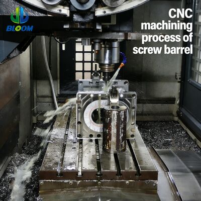 Parafusos e Cilindros Extrusores Bimetálicos de Liga de Níquel com Resistência ao Desgaste e Tolerância a Altas Temperaturas para Extrusoras de Plástico PP Pet PVC ABS