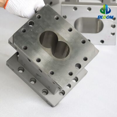 Estrutura modular Barril de parafuso duplo de liga de níquel com resistência ao desgaste para extrusão de plástico
