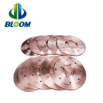 Roda de solda de costura de liga de cobre CuCrZr para máquina de solda de costura de resistência