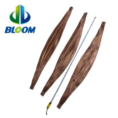 Conector flexível trançado de cobre T2 de alta densidade com ligação de resistência zero para soldagem por resistência de precisão