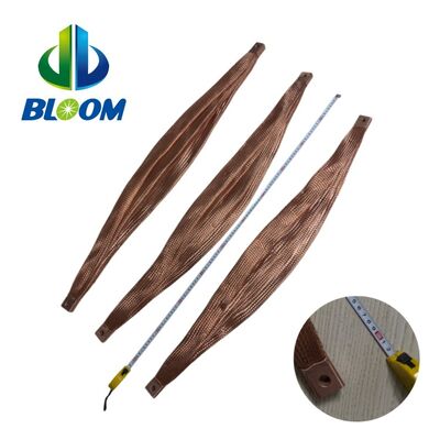 Conector flexível trançado de cobre T2 de alta densidade com ligação de resistência zero para soldagem por resistência de precisão